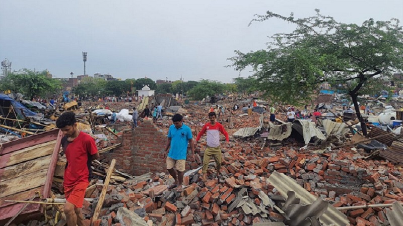 Tughlakabad Demolition