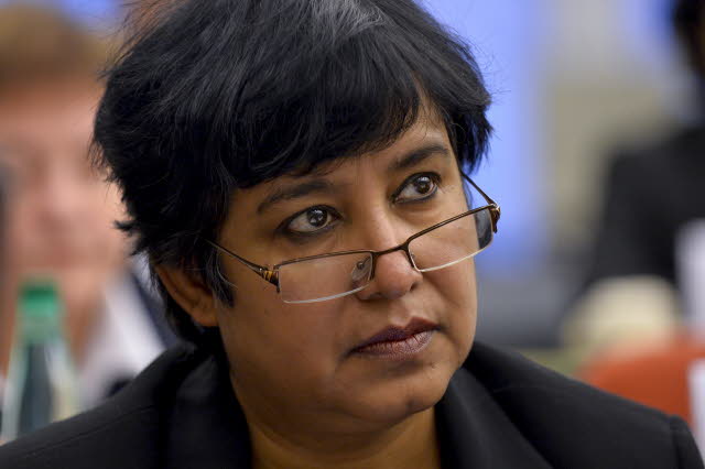 Bangladeshi Taslima Nasrin Xxx - Owaisi's partymen abort Taslima Nasrin's visit to Aurangabad | SabrangIndia