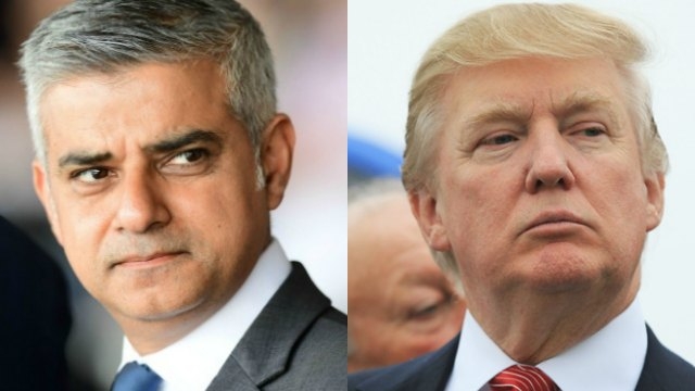 Donald Trump Sadiq Khan