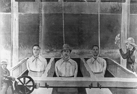 before they were hanged