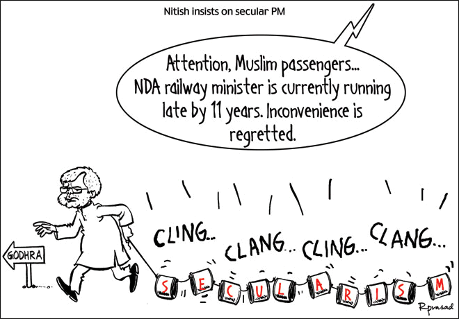 Nitish Cartoon