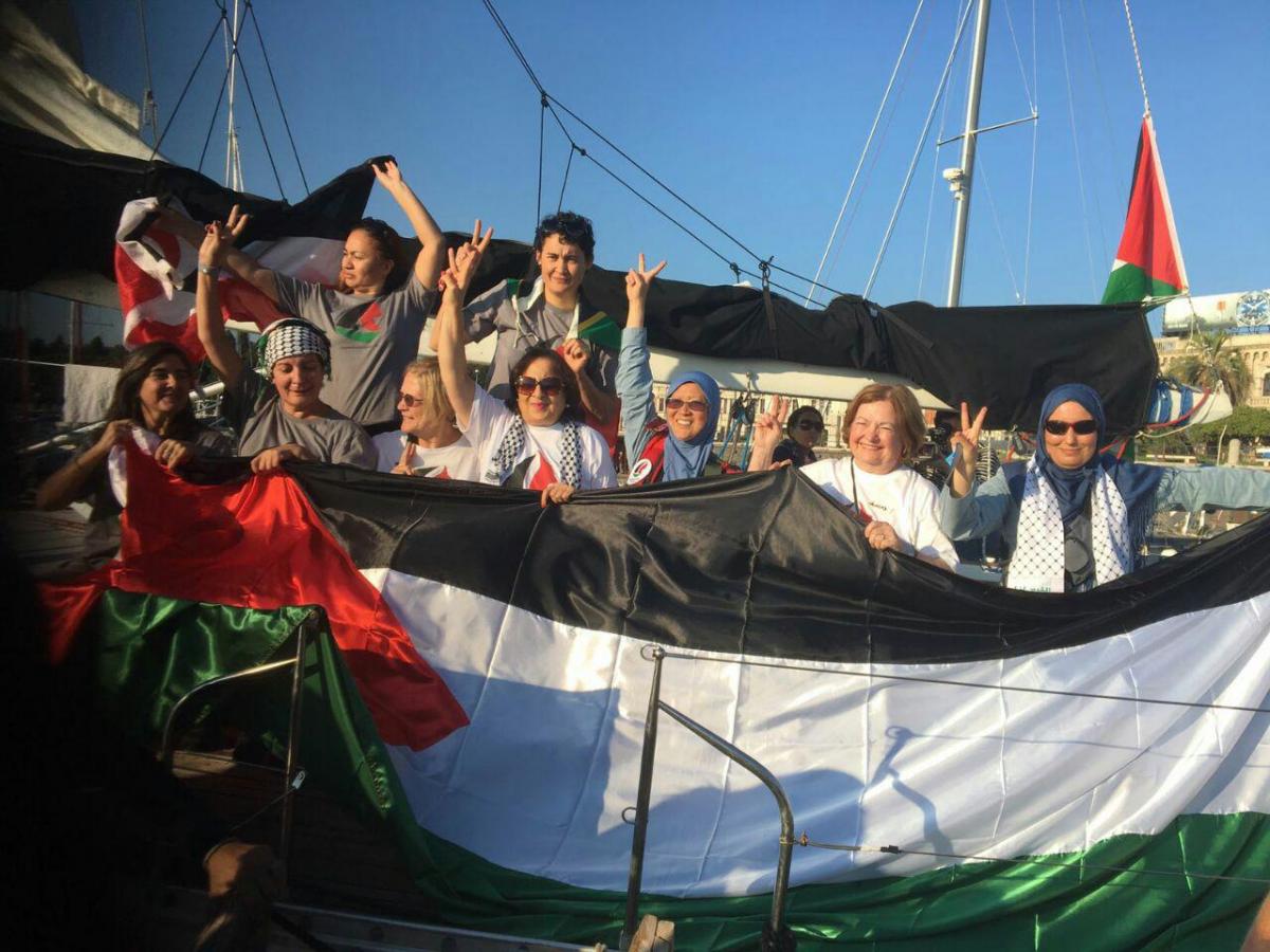 Women's boat to Gaza