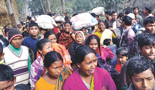 bangladeshi Hindus attacked