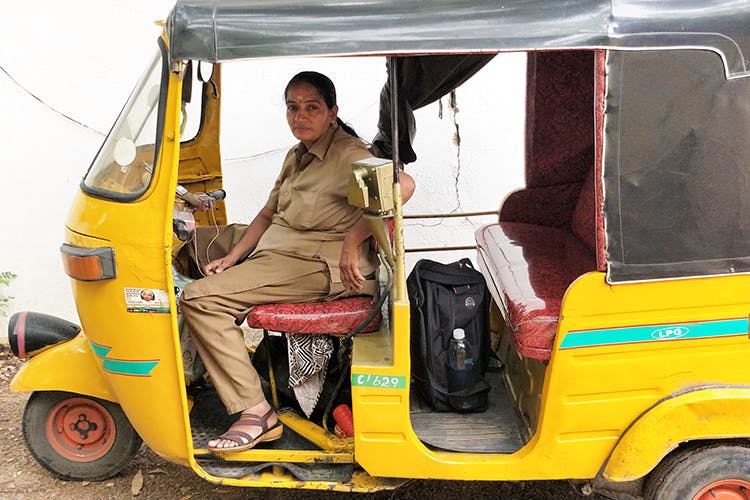 Women auto-rickshaw drivers