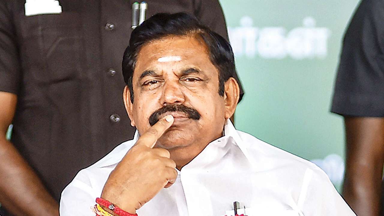 Tamil Nadu chief minister, Edappadi K Palaniswami 