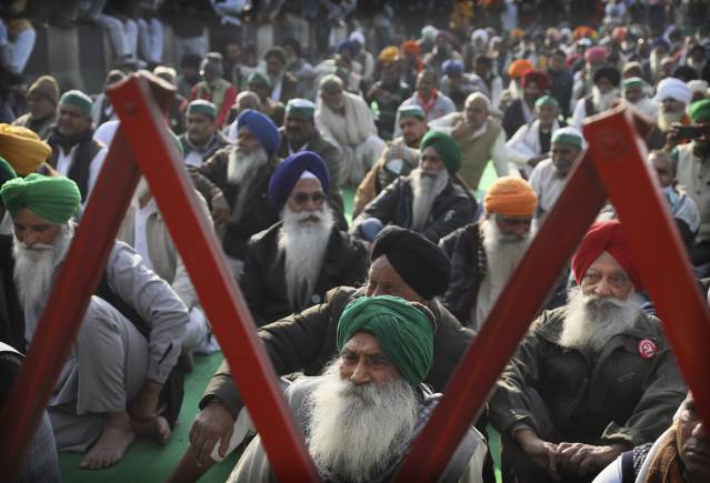 farmers protest