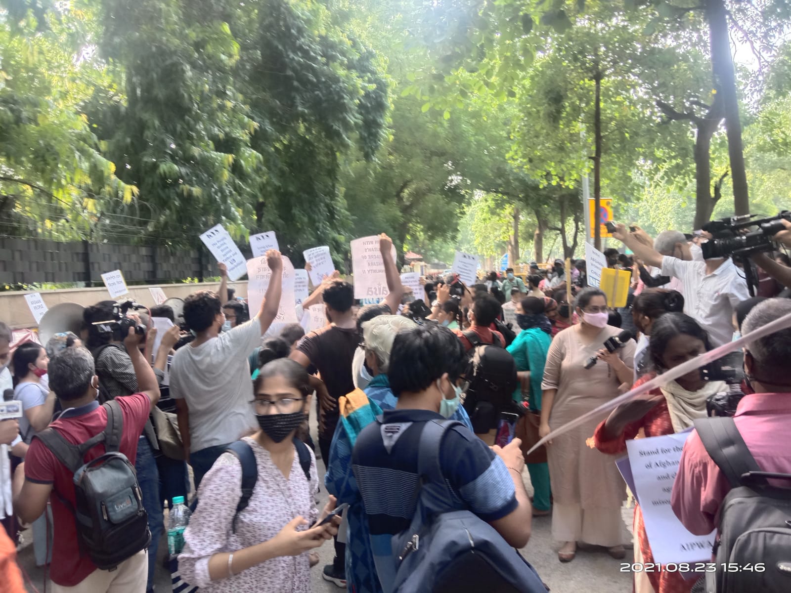Protest in Delhi
