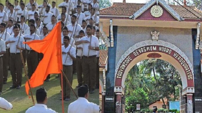 Strict action if RSS shakhas are allowed on temple premises: Travancore Devaswom Board warns officials