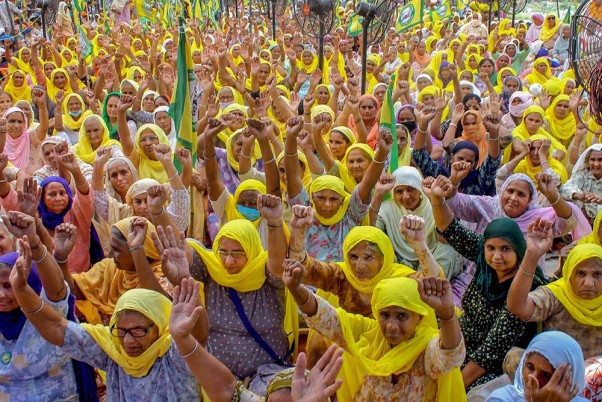 Farmer protest