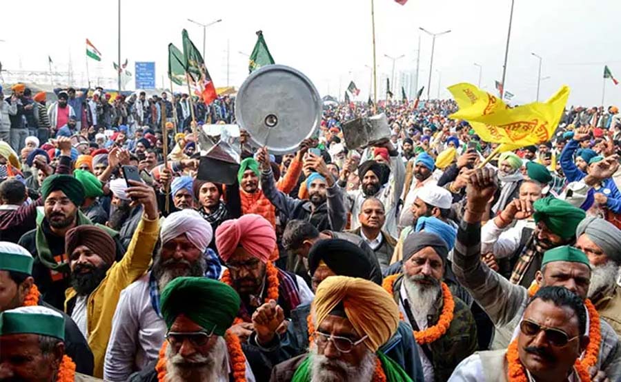 farmers protest