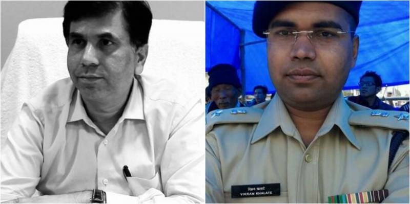Deputy Commissioner of Police (Crime Branch) Rajesh Deo and Vikram Khalate