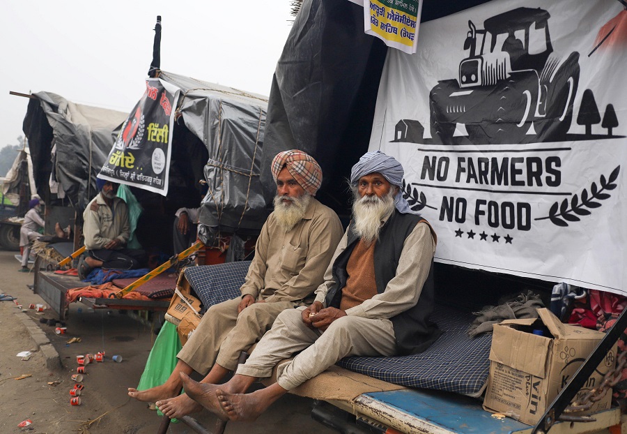 farmers protest