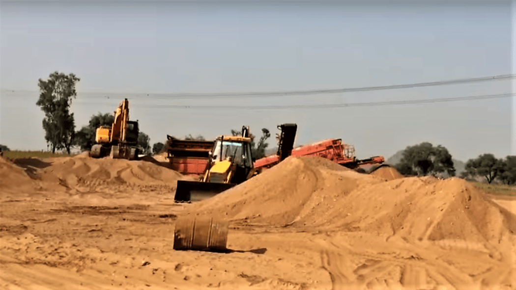 sand mining