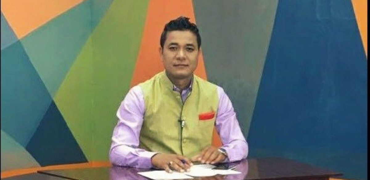 Kishorechandra Wangkhem, an Imphal based journalist, 