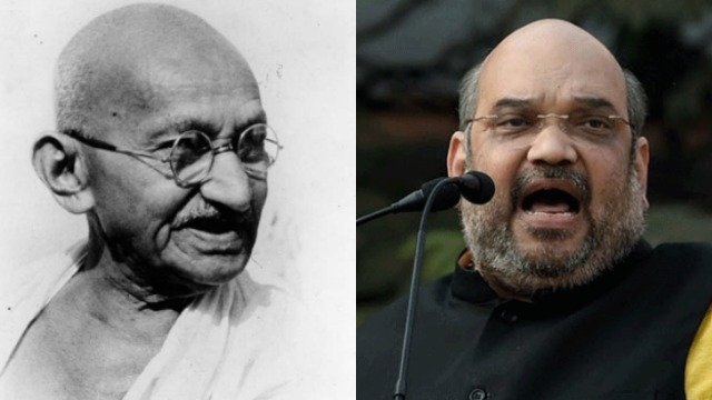 Amit shah on Gandhi