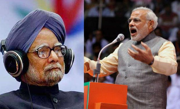 Manmohan Singh and Modi