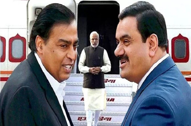 Modi Ambani Adani