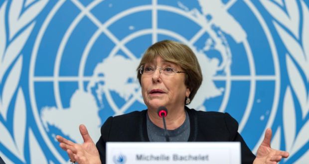UN High Commissioner for Human Rights Michelle Bachelet